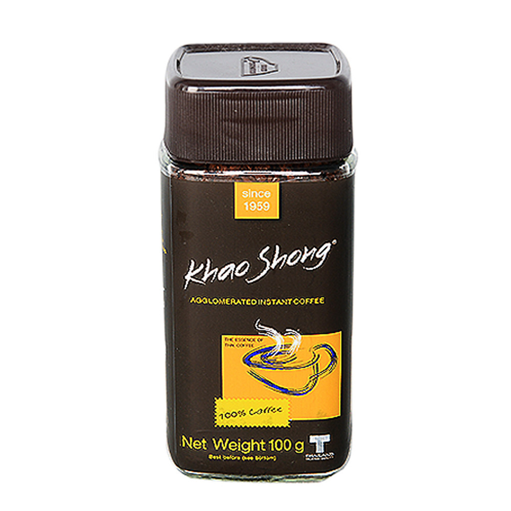 Khao Shong Agglomerated Instant Coffee 100G (Black)