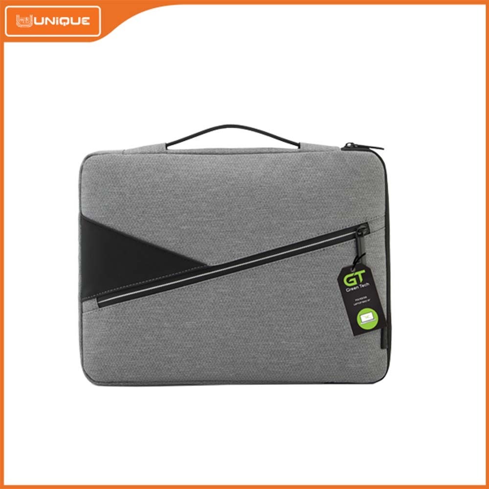 Green Tech GTBG-23071 Polyester Laptop Bag 14" Grey