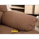 Furinbox  Riley Fabric Manual Recliner 1/S Brown