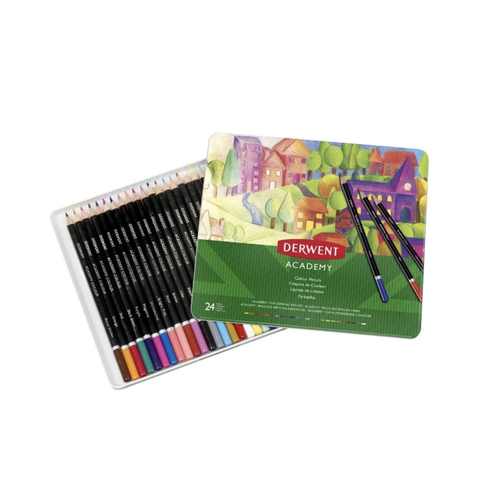 Derwent Academy Colour Pencils 24PCS