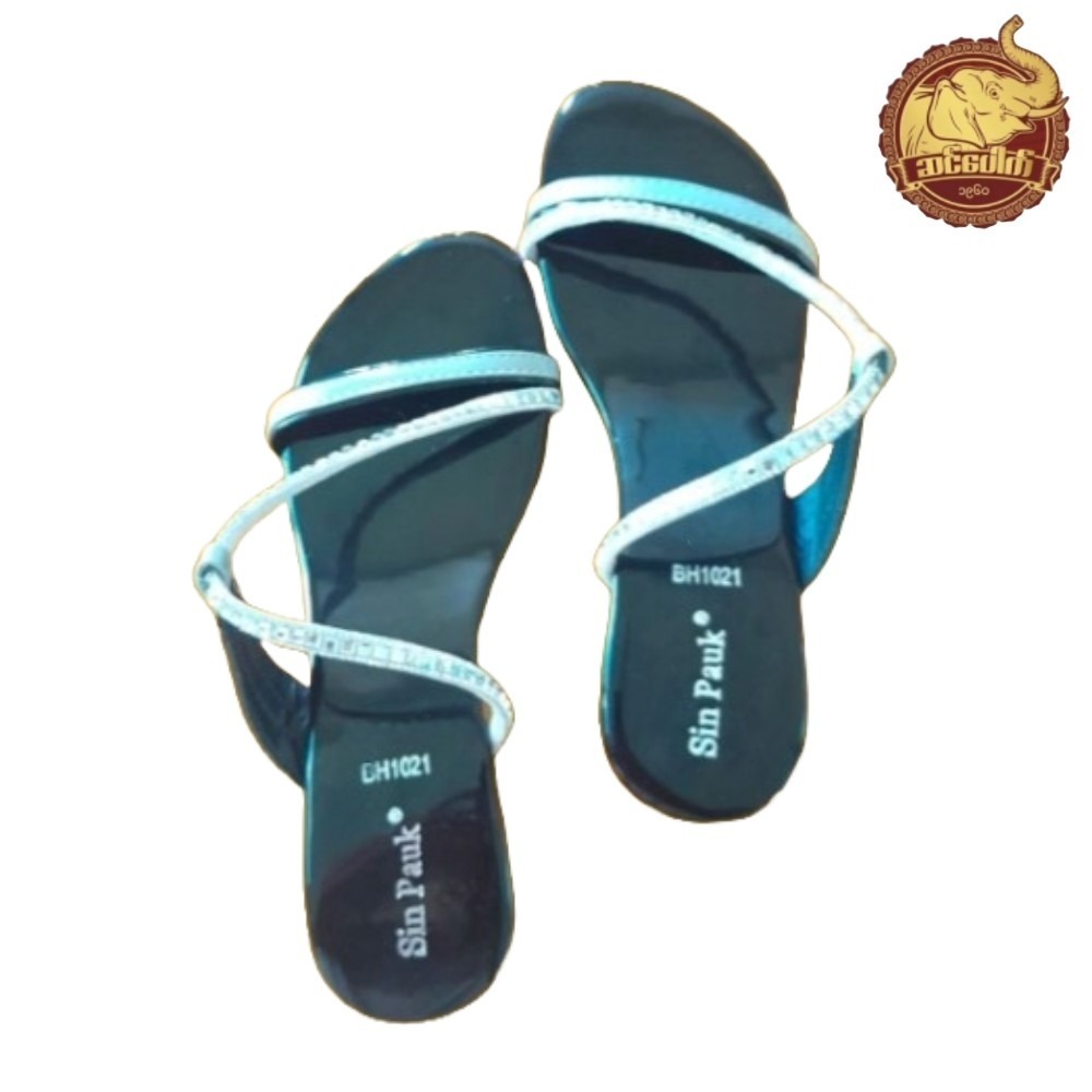Sin Pauk Women Leather Sandal Diamond Strap (Design-2,No-40) BH1-021