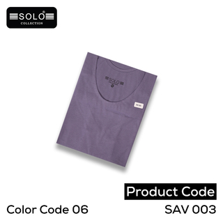 Solo Collection Men Plain Vest SAV 003 (Code 02-XXL)