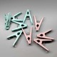 Clothing Protable Clip with Clip Basket 30PCS Pink