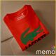 memo ygn lacoste unisex Printing T-shirt DTF Quality sticker Printing-Red (Small)