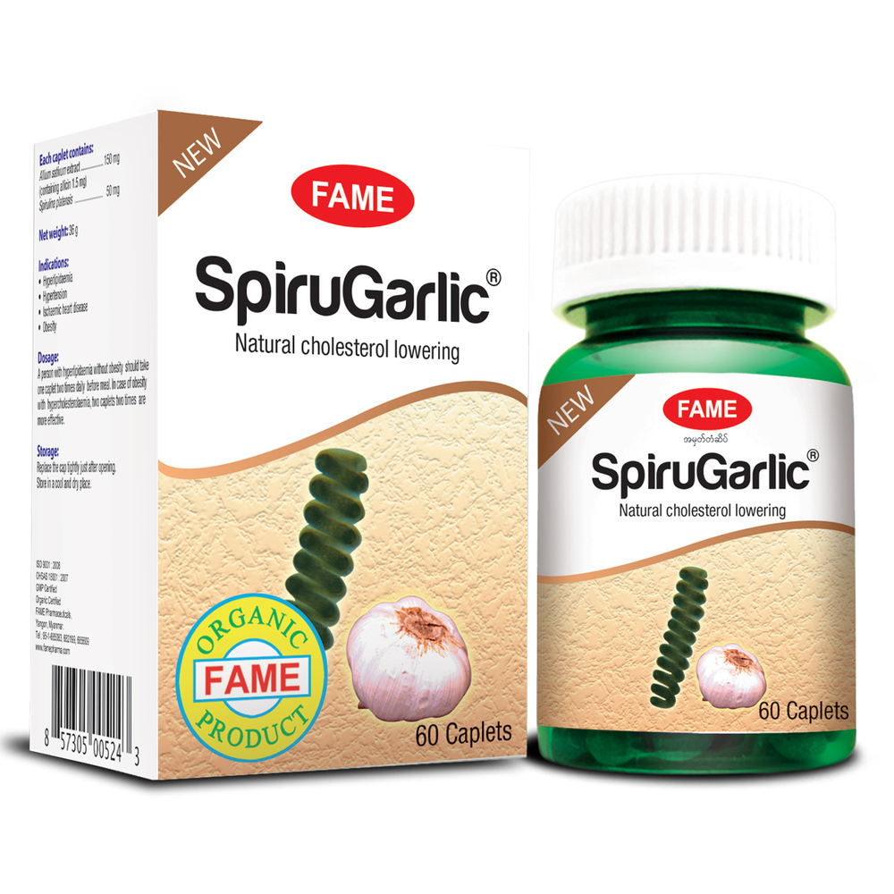 Fame Spiru Garlic 60Caplets