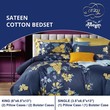 Cozy Sateen Bedsheet 3.5'x6.5'(Single) 005