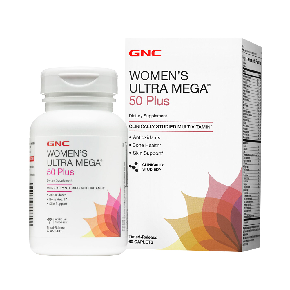 GNC Women `S Ultr Mega 50Plus 60Caplets