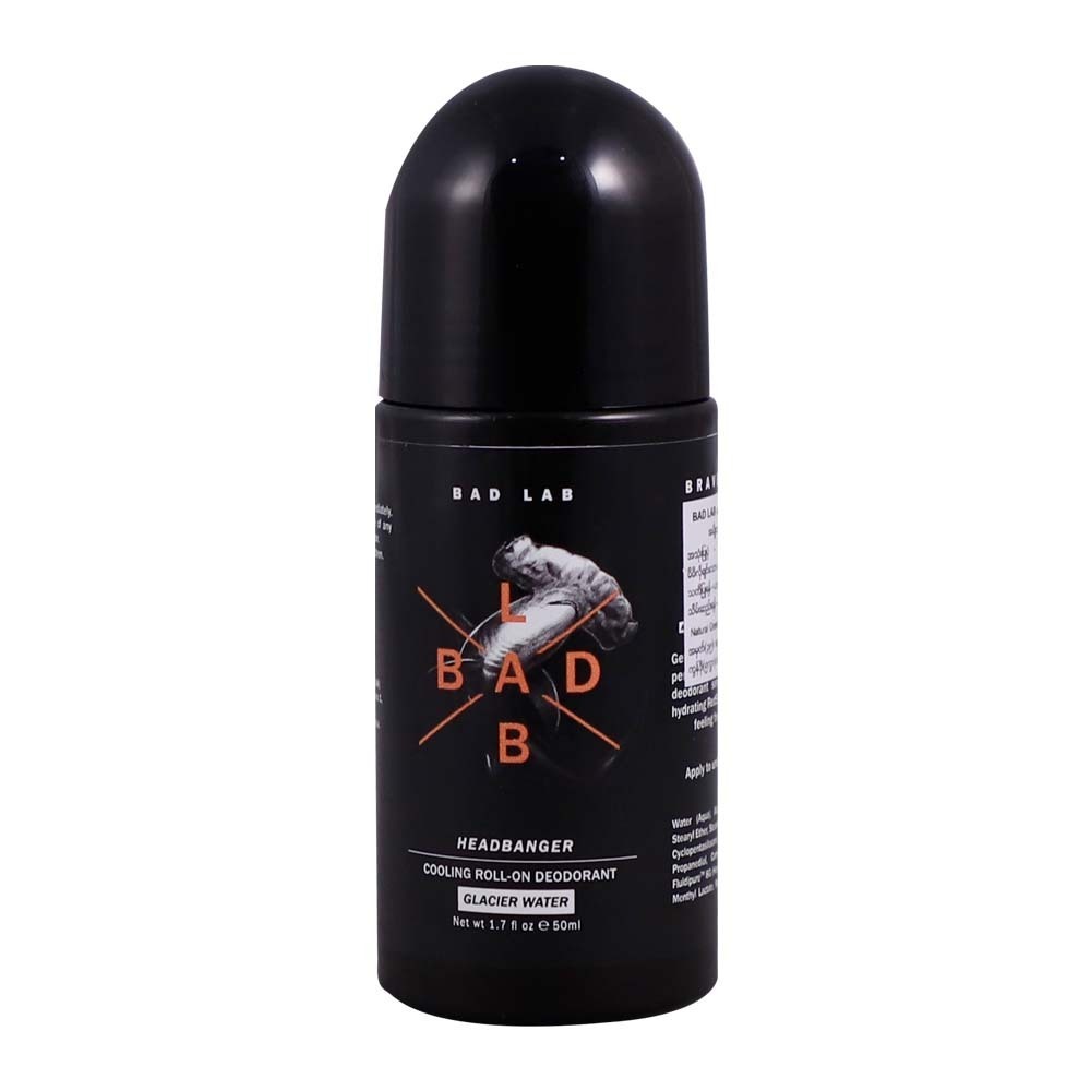 Bad Lab Headbanger Cooling Roll-On Deodorant 50ML (Glacier Water)