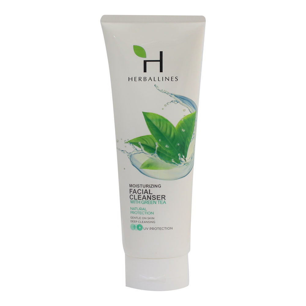 Herballines Moisturizing Facial Cleanser With Green Tea 180G