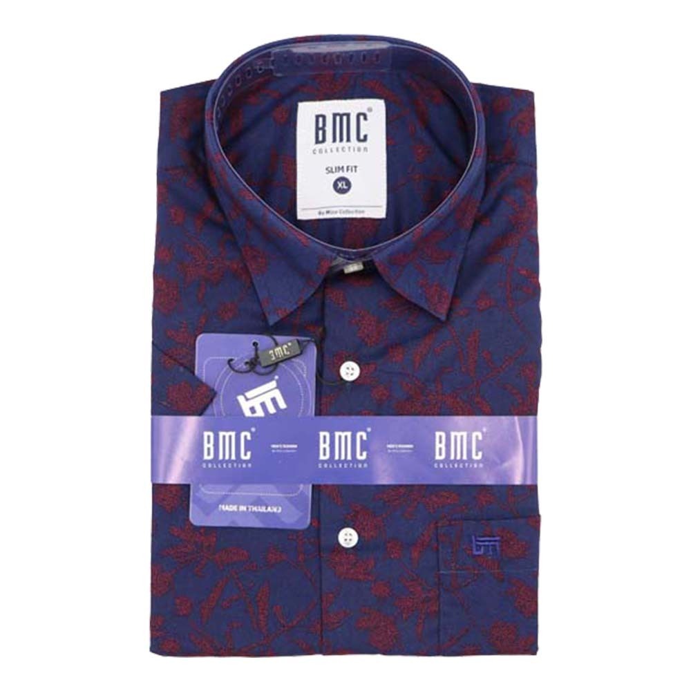 BMC Slimfit Shirts Short Sleeve 2310059 (Design-1) XL