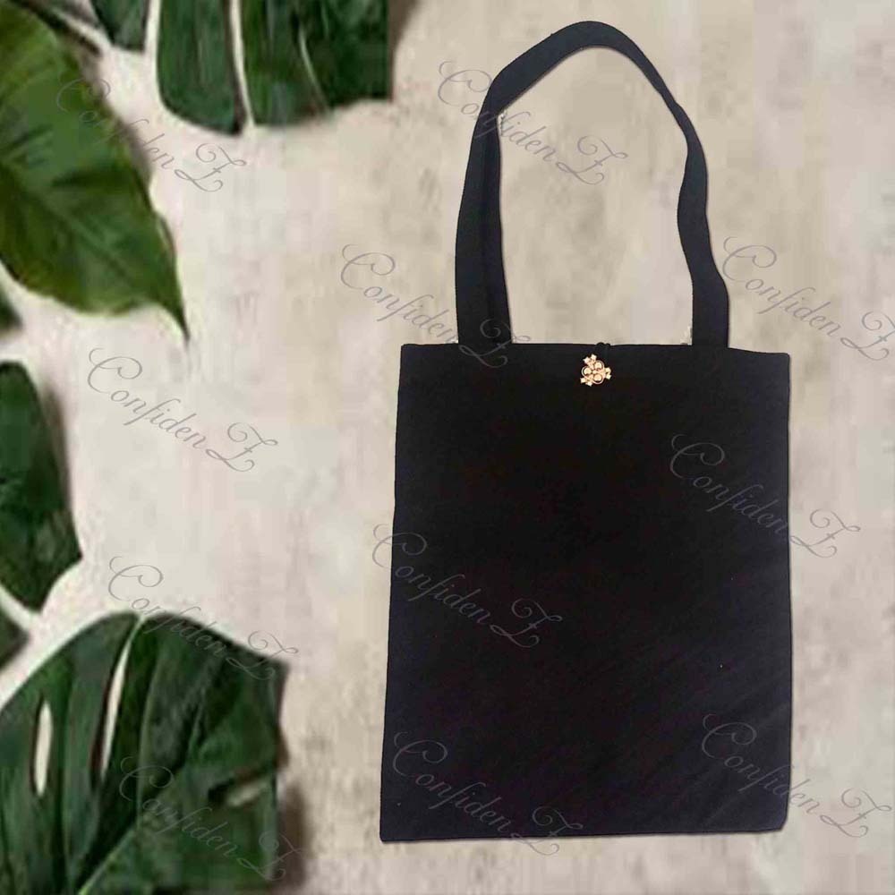 Confidenz Black Tote Bag 01