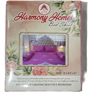 Harmoy Homes Bed Sheet Double (6' x 6.5' x 9") HH Double 251