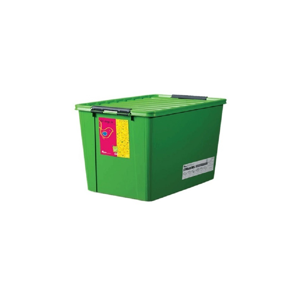 INP113 Lock & Lock Living Storage Easy Clip 60LTR (Green)