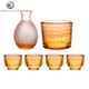 Fine Village Japanese Sake Glass Set (Brown)