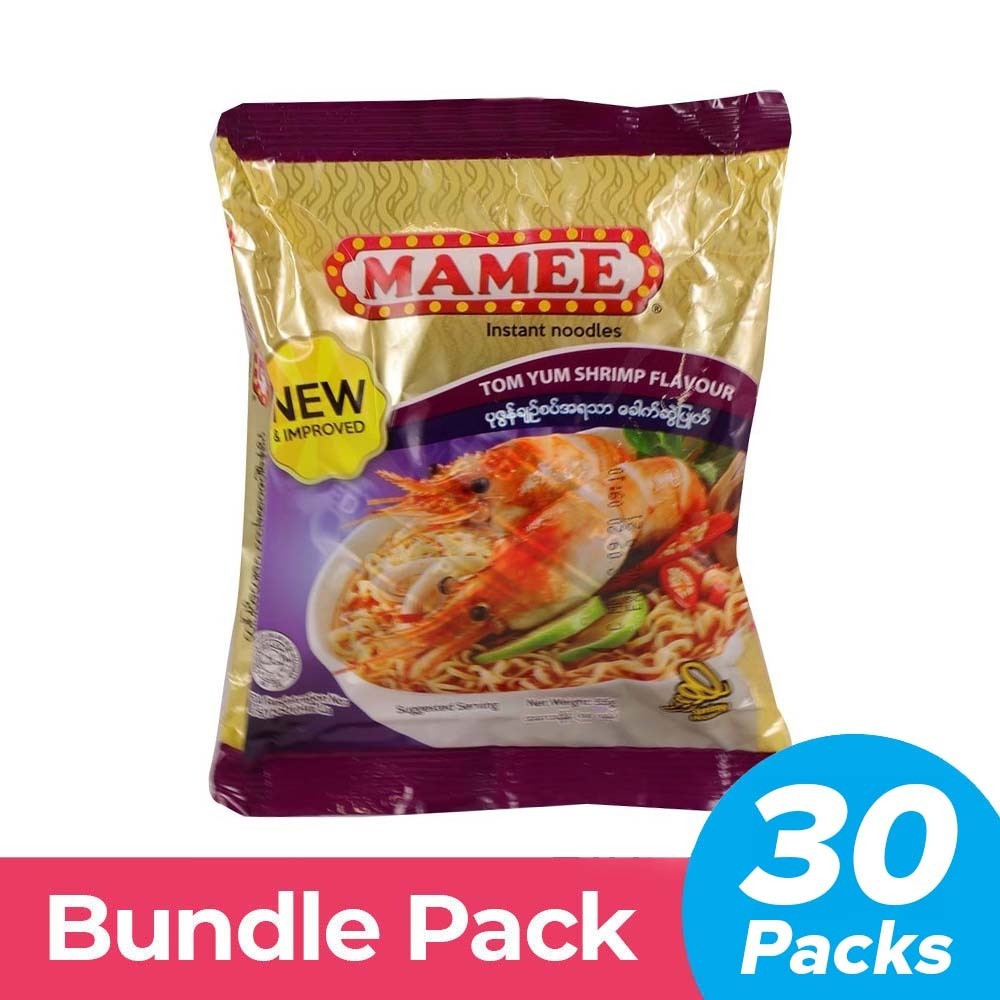 Mamee Instant Noodle Tom Yum Shrimp 30X55G