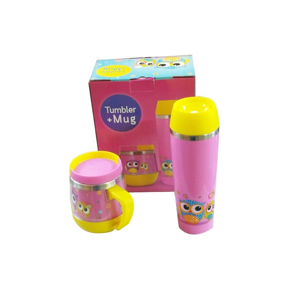 Happyware PO 17 Twin Pack Mug with Lid PB-651/653