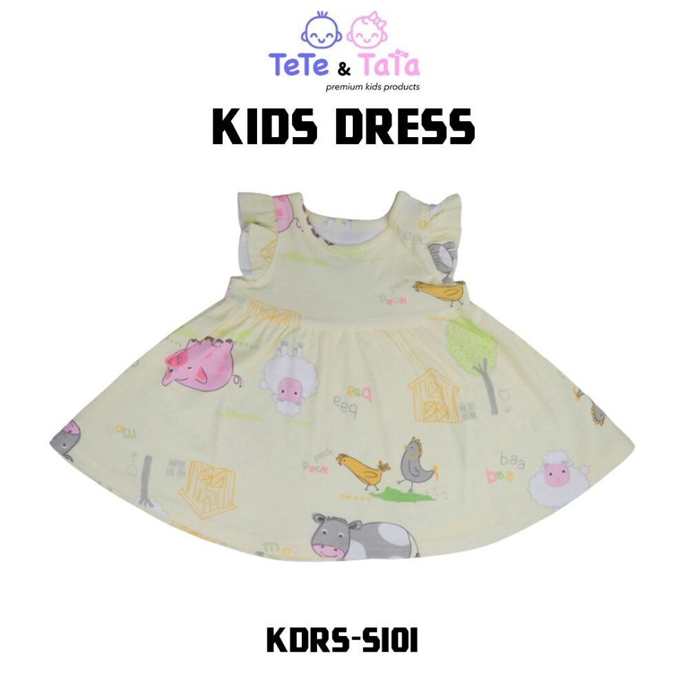 Tee Ray Kid Dress KDRS-S101 (3-6Month) Yellow