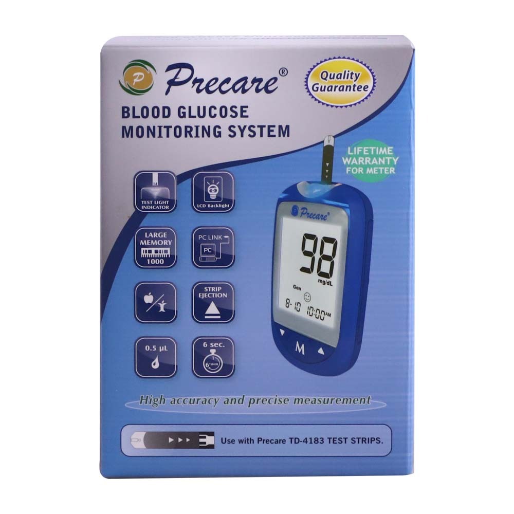 Precare Blood Glucose Monitor TD-4183 (BGM)