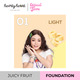 Hearty Heart Juicy Fruits Weightless Matte Full Coverage Foundation SPF 30 PA++ 20ML (01 Banana Pudding)