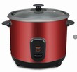 Wonder Home Stainless Steel Straight 1.8LTR Rice Cooker (Dark Red)