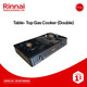 Rinnai Table-Top Gas Cooker RV-B271SB(EB) Black