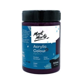 M.M. Acrylic Colour 300ML -Lamp Black