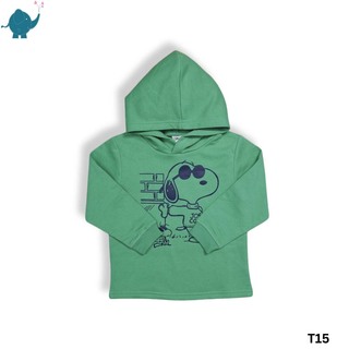 Max & Mia Kid Hoodie T15 Dark Green (Large-116)