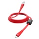 S4 Charging Data Cable With Timing Display For Lightning/Red