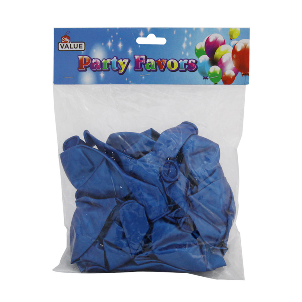 City Value 12IN Balloon 25PCS Blue