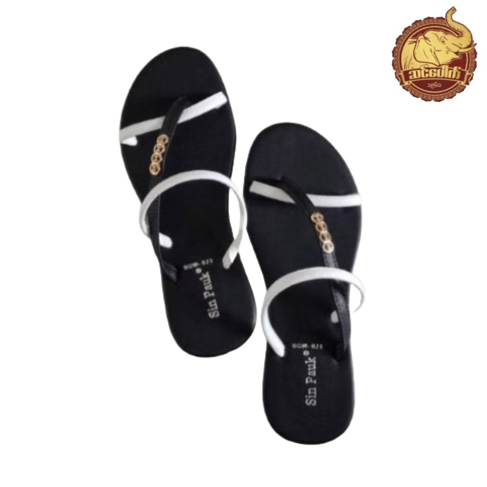 Sin Pauk Women Leather Slipper (Design-3,No-37) BGW-023