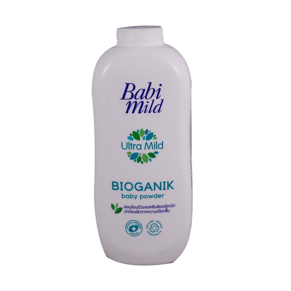 Babi Mild Baby Powder Ultra Mild Bioganik 350G