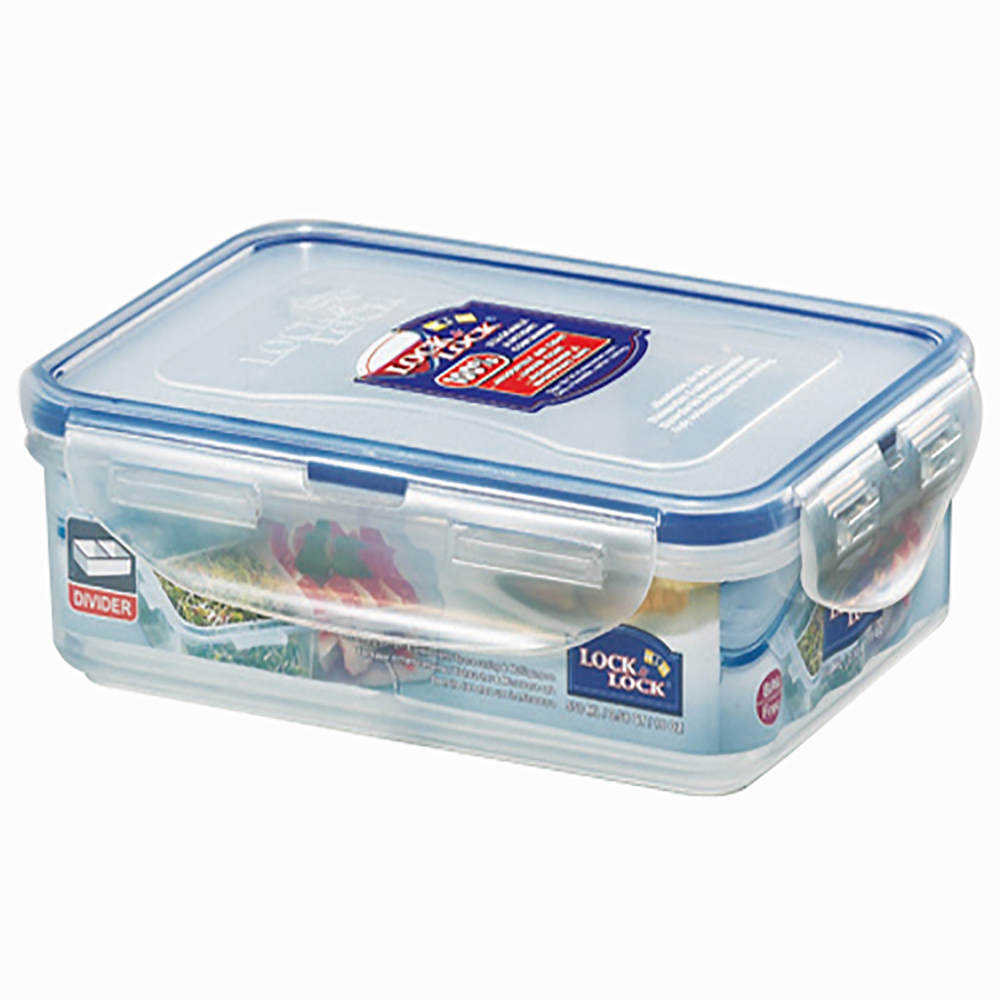 HPL815C Lock & Lock Container Rectangular With Divider 550ML