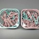 Clothing Protable Clip with Clip Basket 30PCS Pink