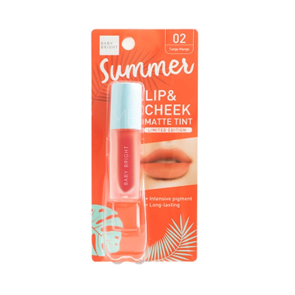 Baby Bright Summer Lip & Cheek Matte Tint (2.4G) / #02 Tango Mango