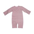 Te Te & Ta Ta Long Romper Short Sleeves Pink 0-3 Months (3Pcs/1Set) KRP-L102