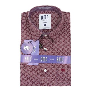 BMC Slimfit Shirts Short Sleeve 2310060 Black Medium