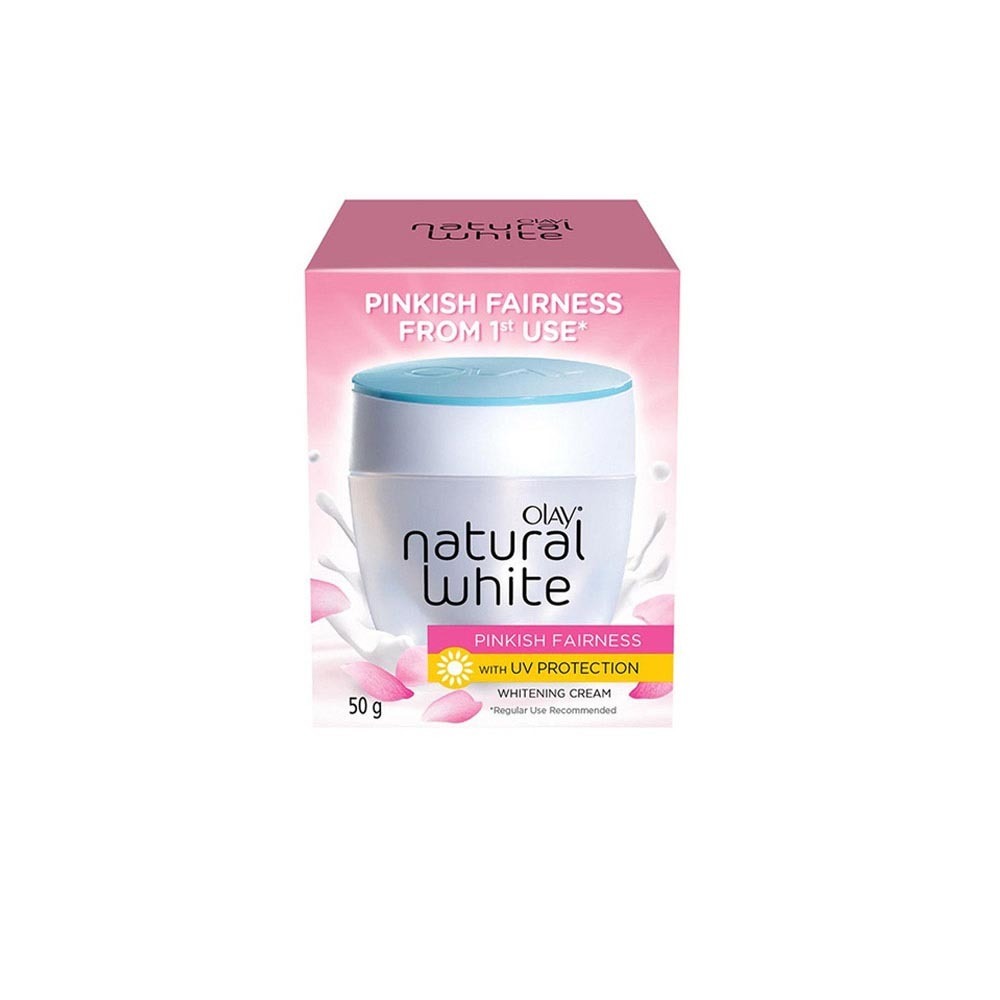 Olay Natural White Pinkish Fairness UV Protection Whitening Cream 50G