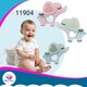 Baby Cele Silicone Elephant Teether 1PC Random 11904
