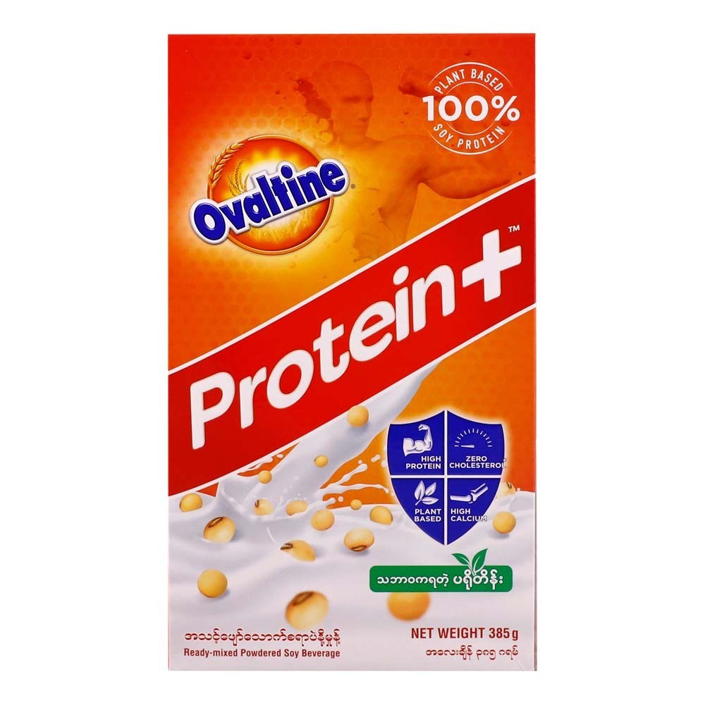 Ovaltine Protein+ Soy Milk Powder 385G (Box)