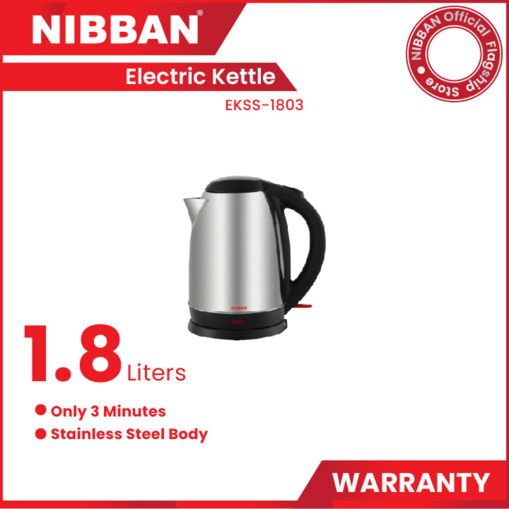 NIBBAN Electric Kettle Ekss1803 EKSS1803