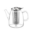 Wilmax Tea Pot 34OZ , 1000ML WL-888808