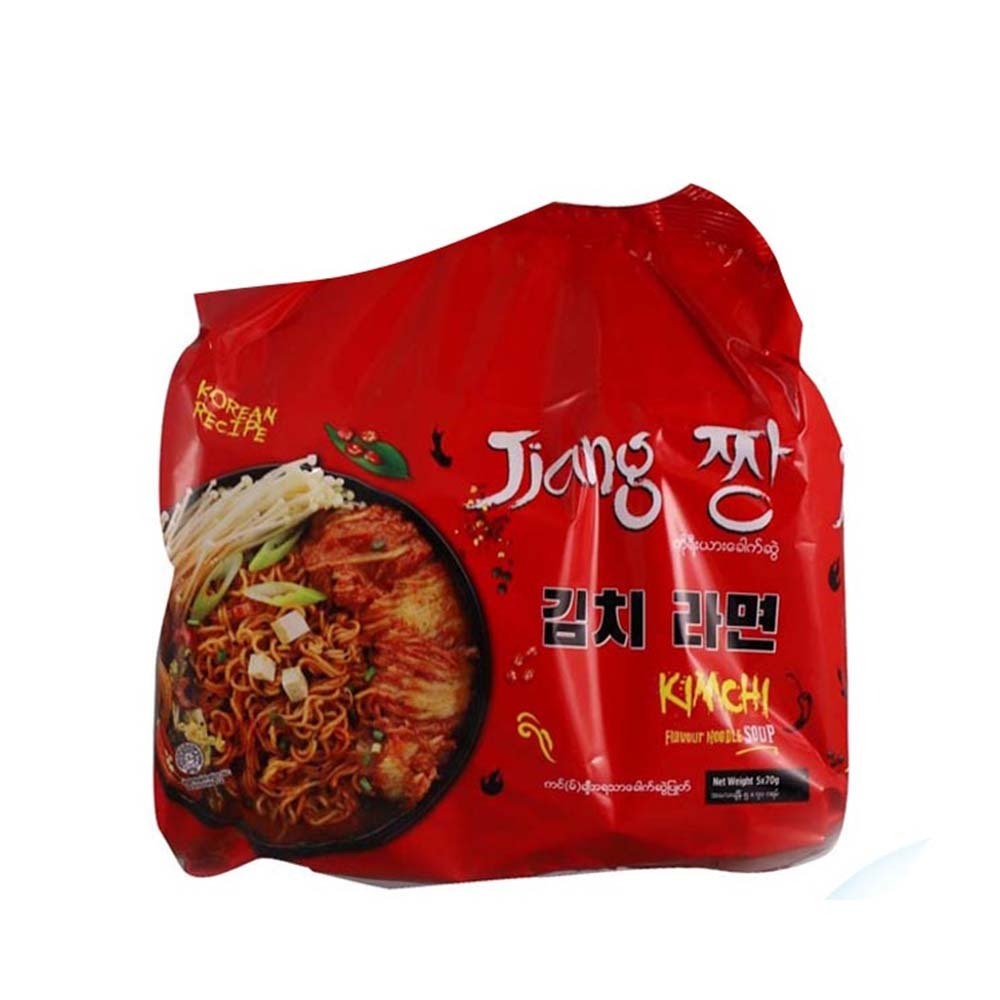 Jjang Instant Noodle Kimchi 70Gx5PCS