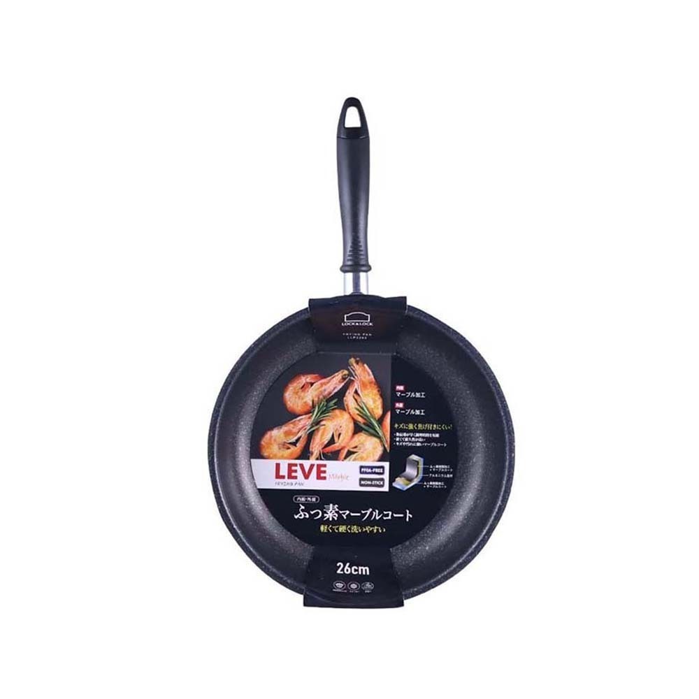 LLP2263 Lock & Lock Leve Marble Frying Pan 26CM