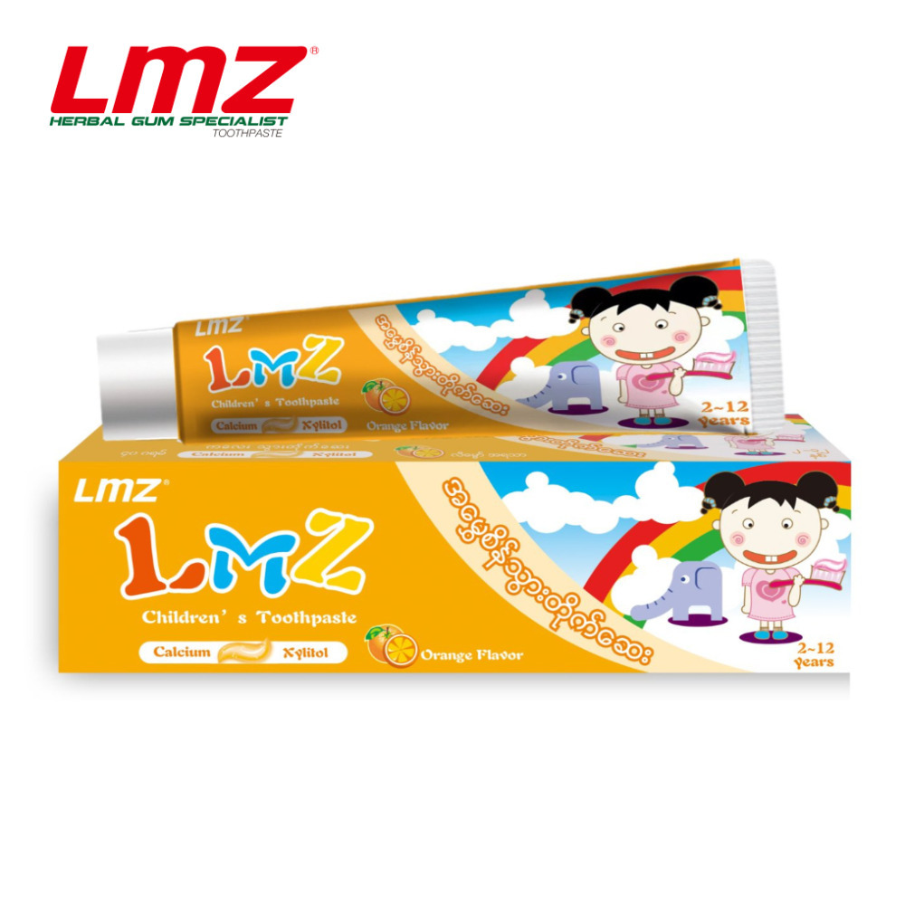 LMZ Childrens Toothpaste ( Orange) 40G Yellow LMZ-00007