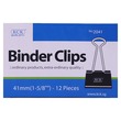 Kck Binder Clips 41MM 12PCS NO.2041