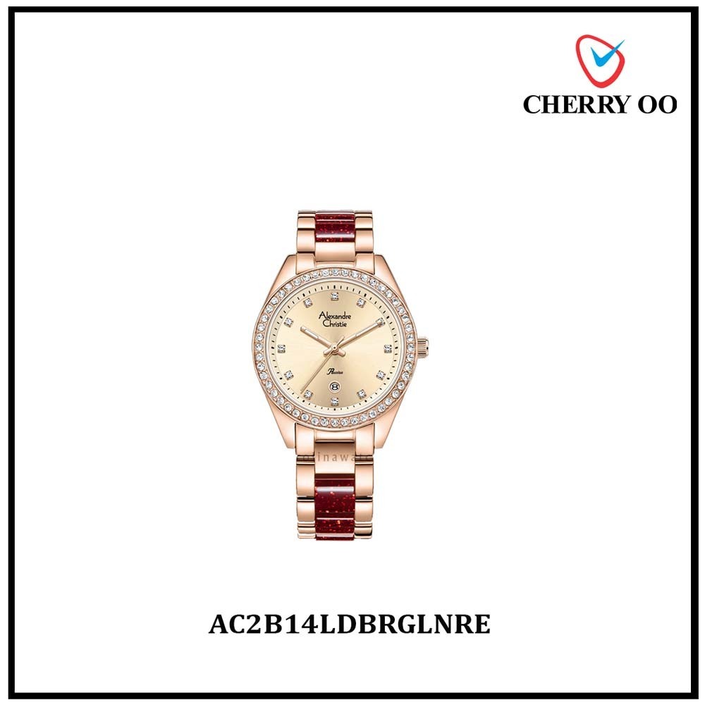 Alexandre Christie Women Watch AC2B14LDBRGLNRE_Cherry Oo