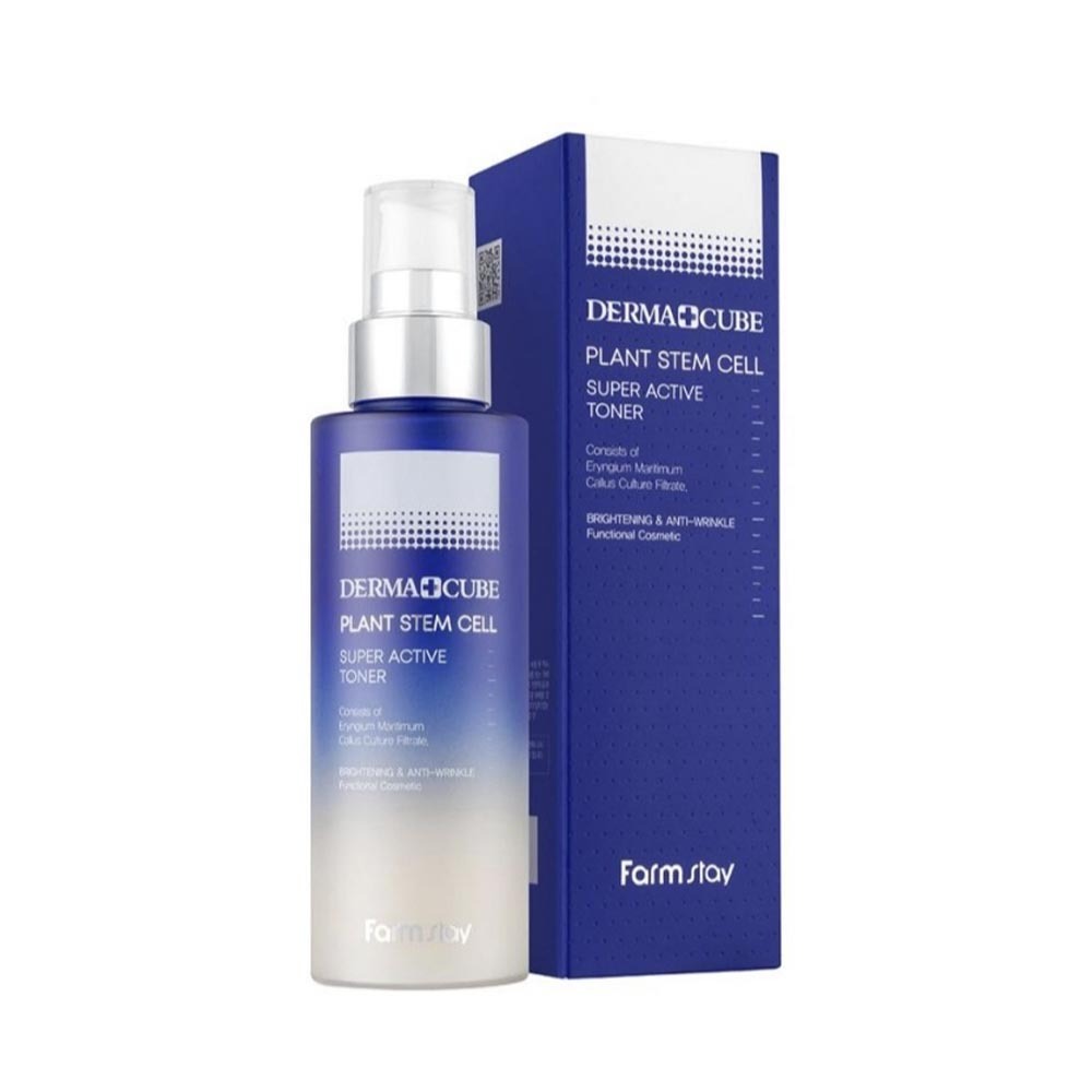 DERMA+CUBE PLANT STEM CELL SUPER ACTIVE TONER 200 ML