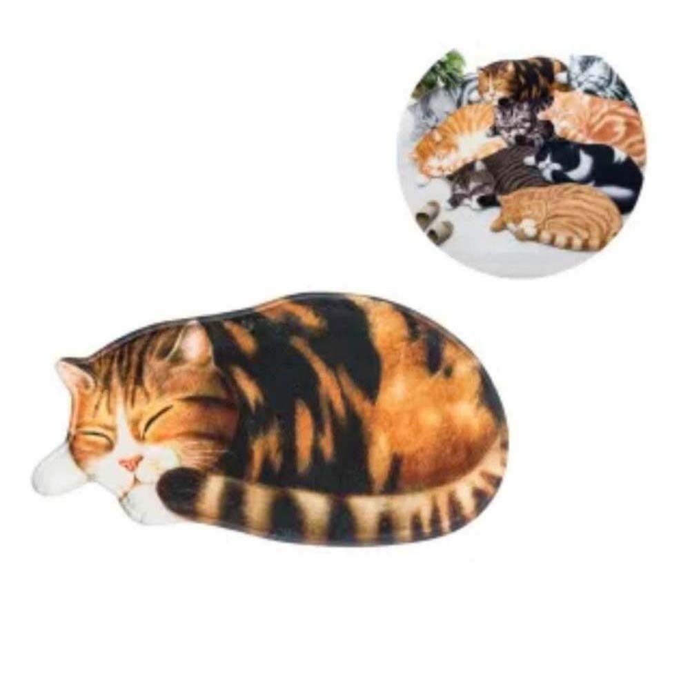 Gue Pet Cat Sleeping 3D Mat Black & Yellow