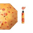 Automatic 3 Fold Fruit Printed Umbrella Orange