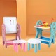 Baby Learning Table Lego White Board Pink